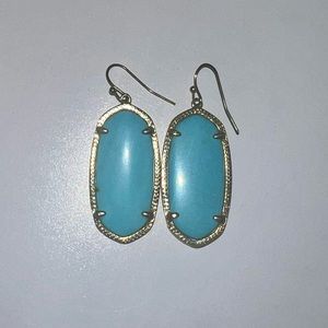Kendra Scott Elle earrings in teal